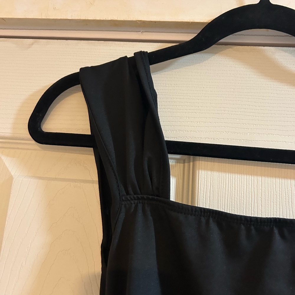 SHEIN Strapless Black Dress - Picture 3 of 4
